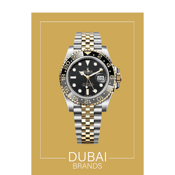 SC Rolex GMT Master II 40 Two Tone Yellow Gold Black Dial Jubilee