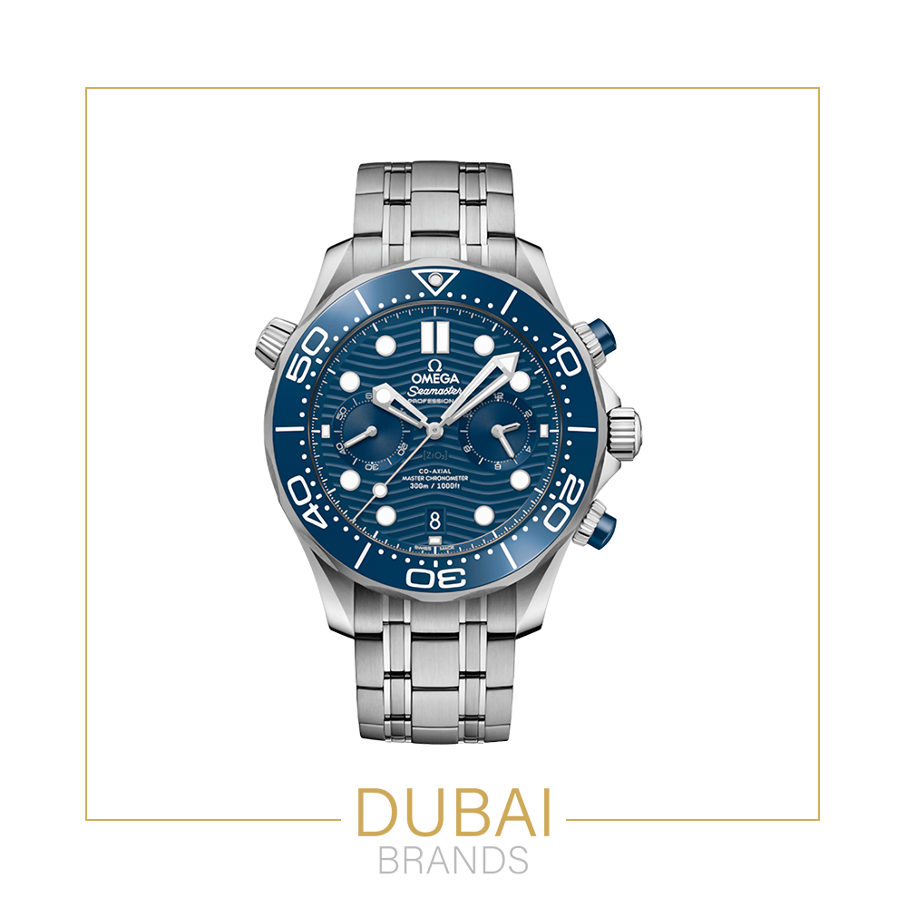 Omega Seamaster Diver 300M Chronograph – Stainless Steel – Blue Dial – Quartz