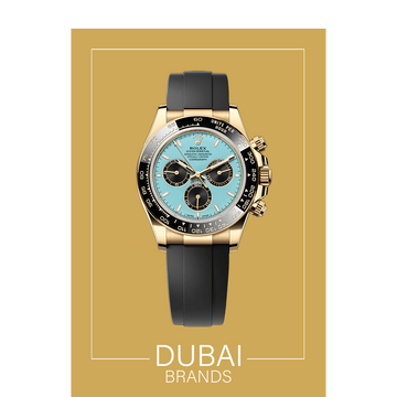 Rolex Daytona – Ice Blue Dial – Yellow Gold – Rubber Strap – Automatic – 40mm