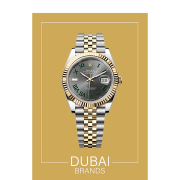 SC Rolex Datejust 41 Two Tone Yellow Gold Wimbledon Dial Jubilee Fluted