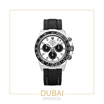Rolex Daytona 40 Stainless Steel White Dial Black Subdials Ceramic Rubber