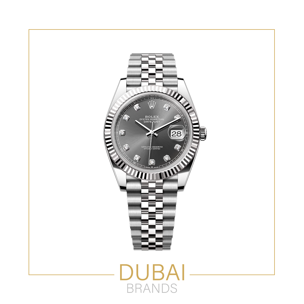 Rolex DateJust Silver Jubilee Fluted Bezel