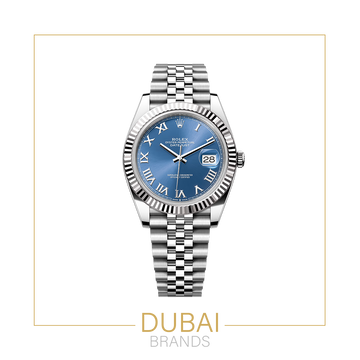 Rolex DateJust Blue Fluted Bezel