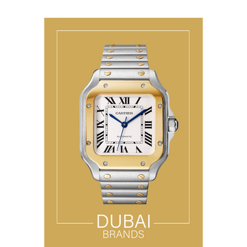 Super Clone Cartier Santos de Cartier Two-Tone