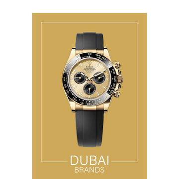 Rolex Daytona – Champagne Dial – Yellow Gold – Rubber Strap – Automatic – 40mm