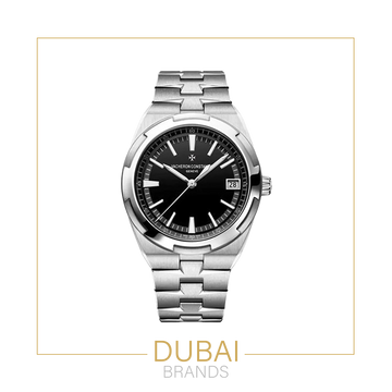 Vacheron Constantin Overseas Black Dial Stainless Steel Integrated Bracelet