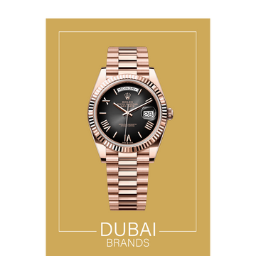 Rolex Day-Date – Black Dial – Rose Gold – Automatic – 40mm