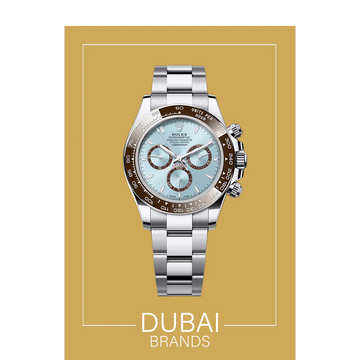 SC Rolex Daytona 40 Stainless Steel Ice Blue Dial Brown Ceramic Bezel Oyster