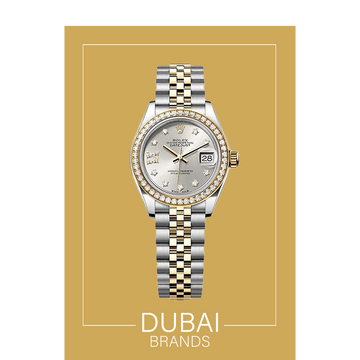 SC Rolex Datejust 31 Grey Dial Diamond Bezel Jubilee Two Tone Diamond Markers