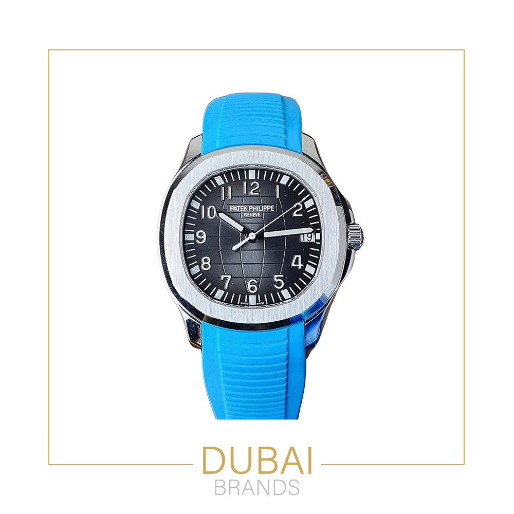 Patek Philippe Aquanaut – Black Dial – Blue Rubber Strap – Automatic