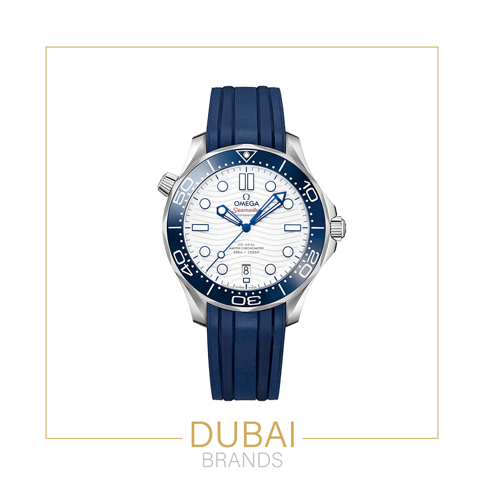 Omega Seamaster Diver 300M – White Dial – Blue Bezel – Automatic