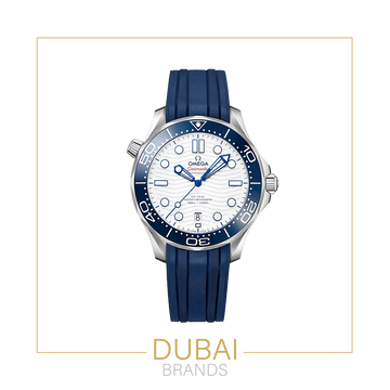 Omega Seamaster Diver 300M – White Dial – Blue Bezel – Automatic