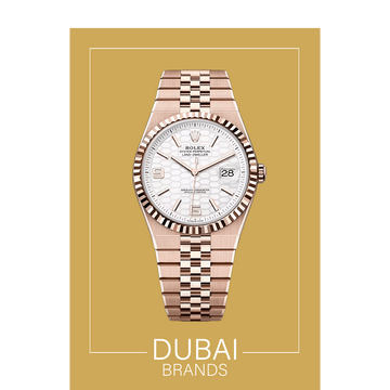 Rolex Land-Dweller – White Honeycomb Dial – Rose Gold – Jubilee – Automatic – 41mm