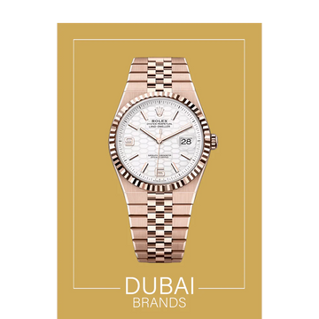 SC Rolex Sky Dweller 40 Rose Gold White Dial Jubilee Fluted