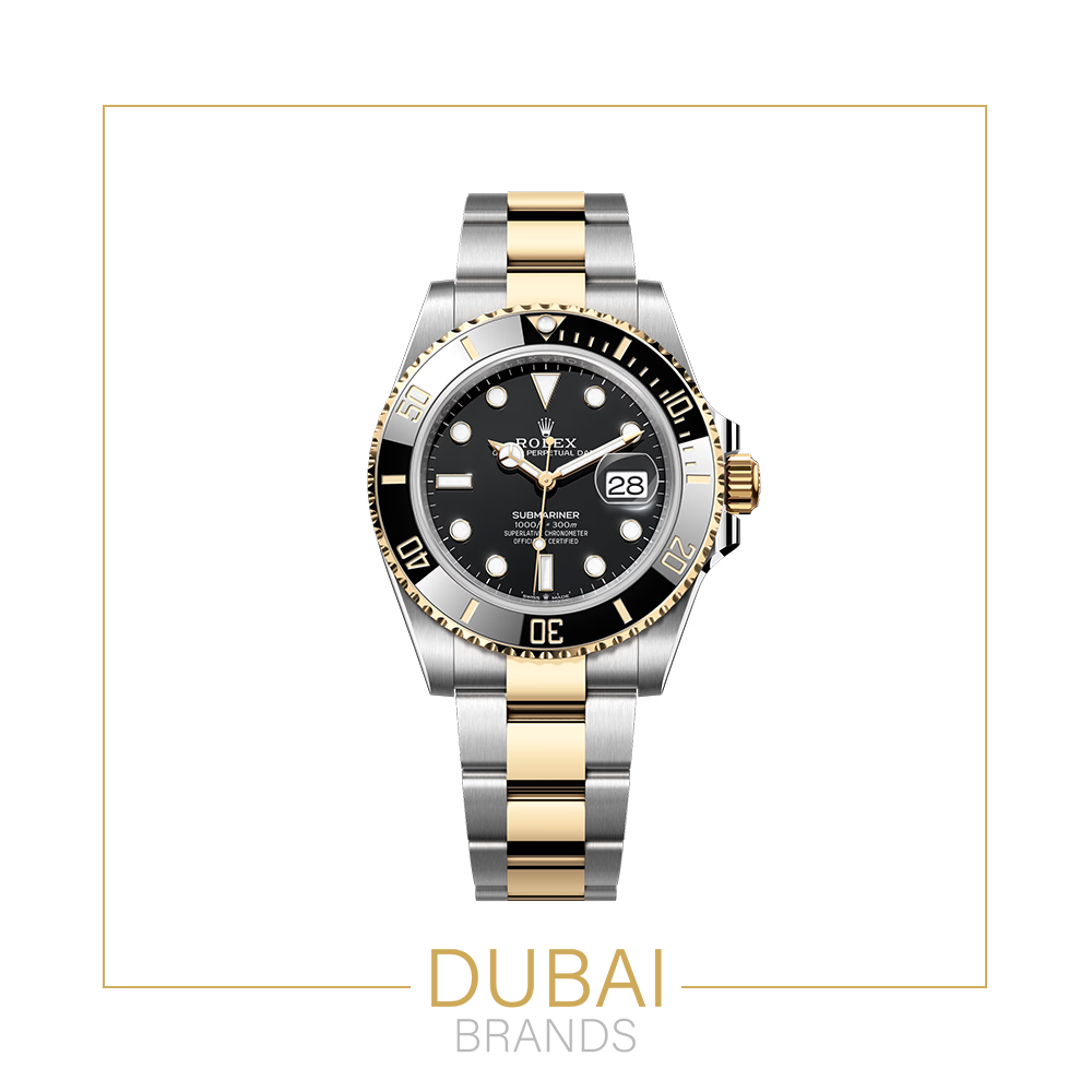 Rolex half gold Submariner black dial