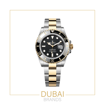 Rolex half gold Submariner black dial