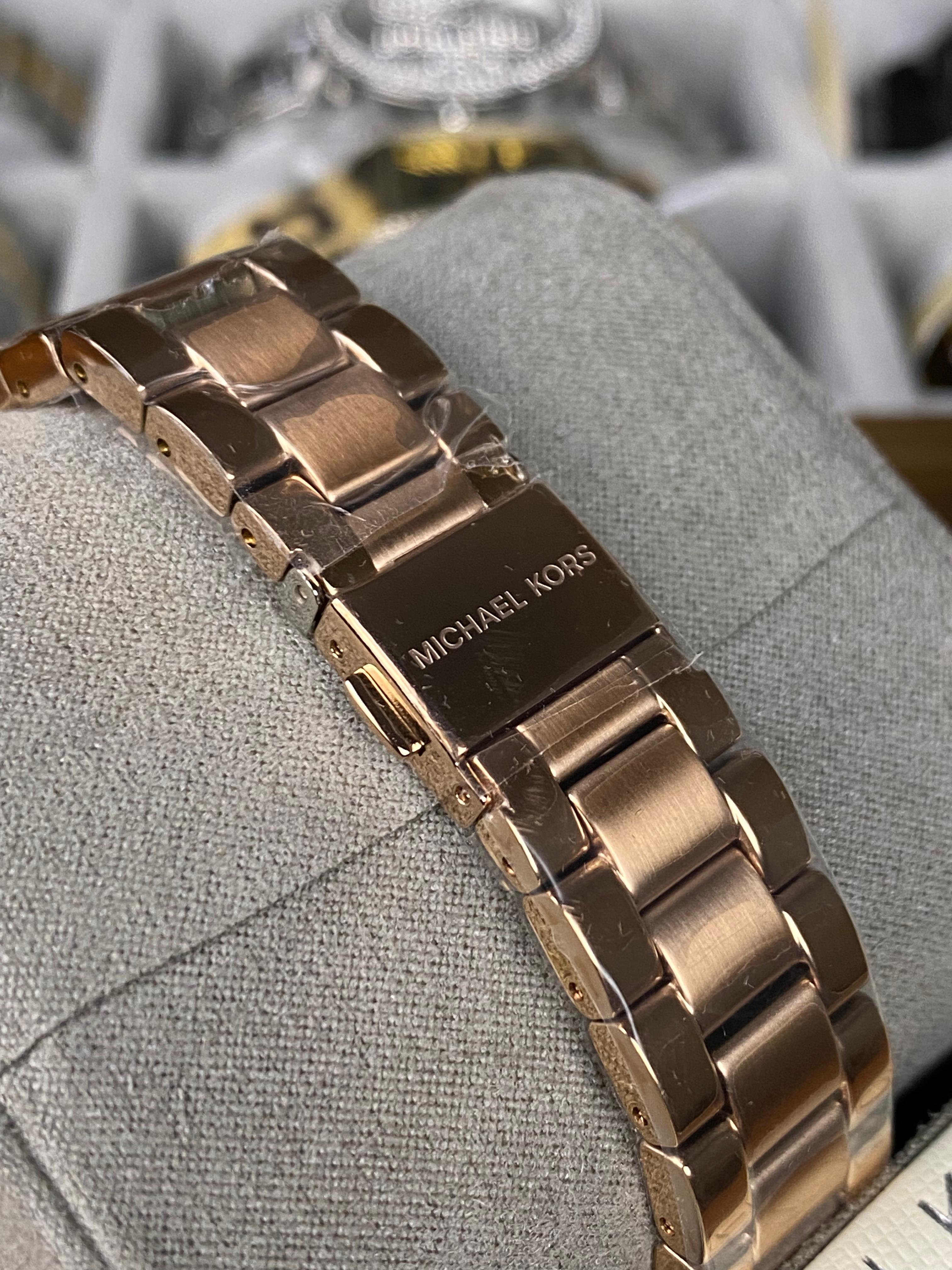 MICHAEL KORS ローズゴールド 腕時計 Michael Kors – Rose Gold Chronograph Dial – Rose Gold