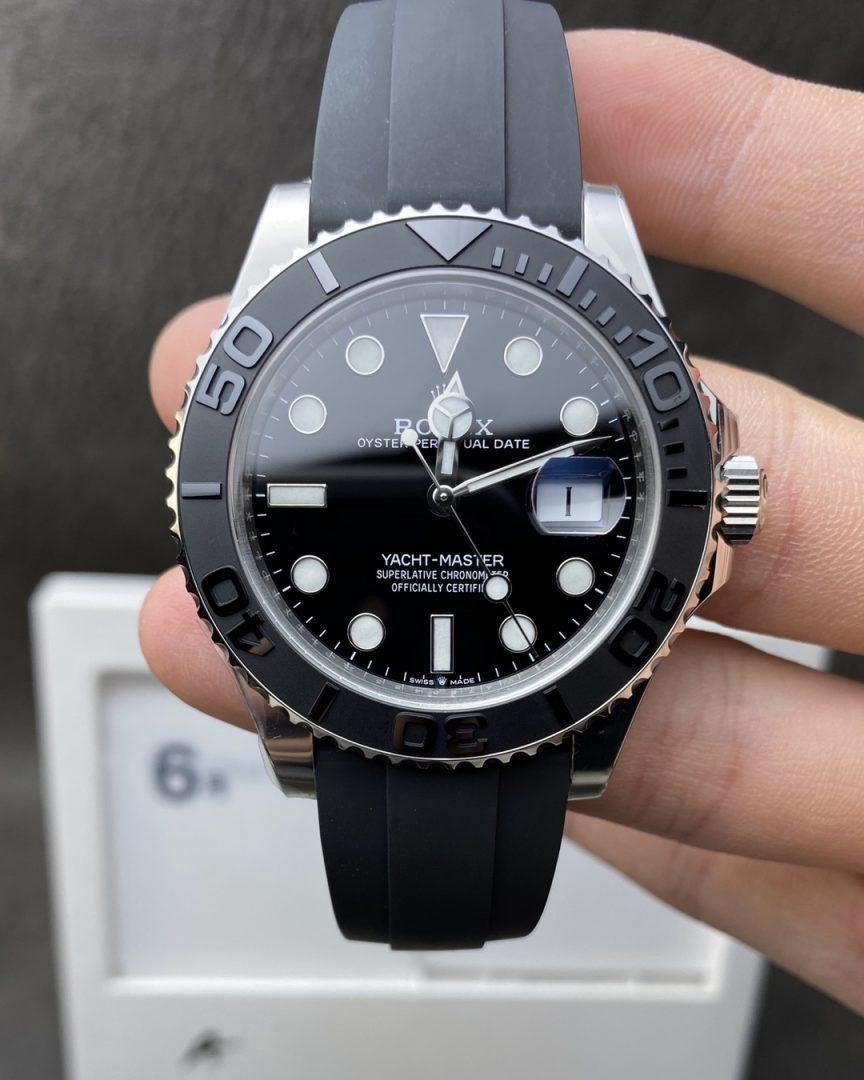 Super Clone Yacht-Master 42 Black Dial