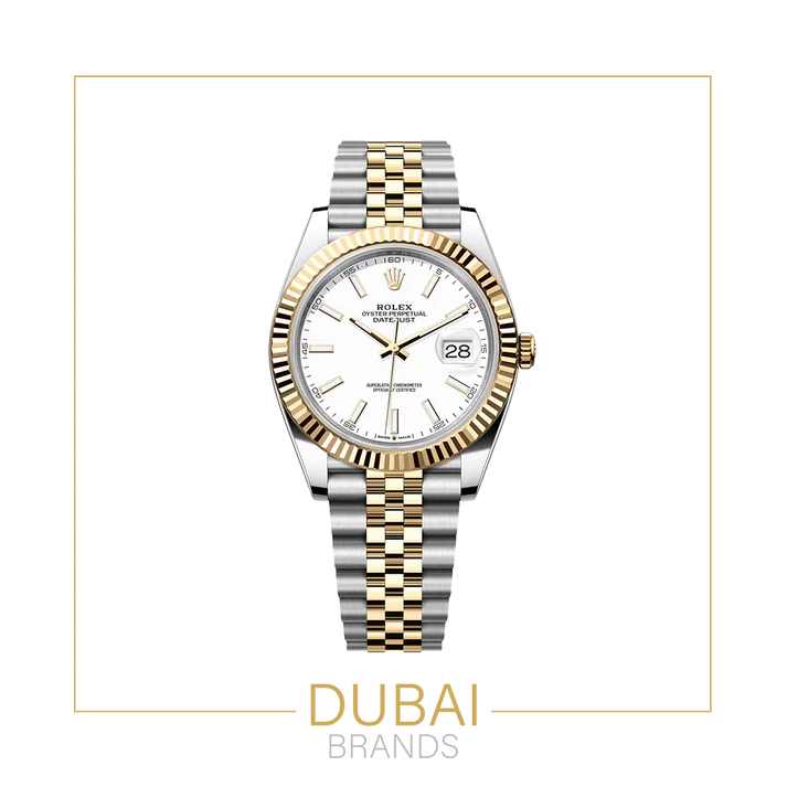 Datejust 41mm Two-Tone Jubilee White Dial