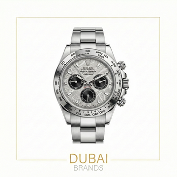 Rolex Daytona 40 Stainless Steel Meteorite Dial Black Subdials Smooth Oyster