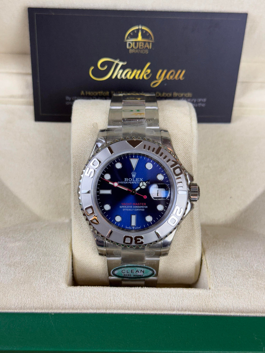 Super Clone Yacht-Master 40 Blue Dial
