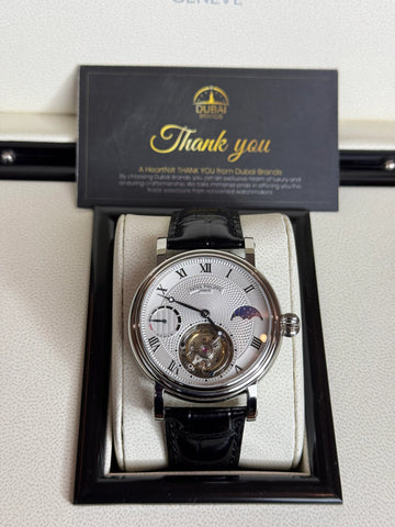 ساعة باتيك فيليب أكواناوت كرونوغراف بمينا سوداء