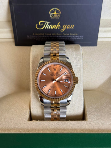 Rolex Datejust Lady 31 Rose Gold Sunburst Two-Tone Jubilee