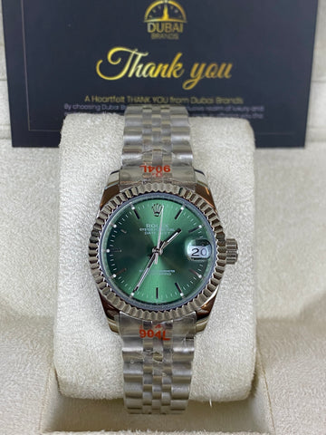 Rolex Datejust – Green Dial – Stainless Steel – Jubilee