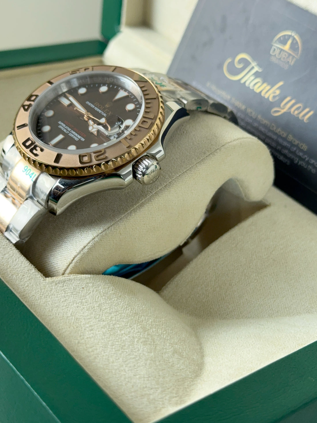 Rolex Yacht-Master Brown Dial Two Tone Oyster Bracelet