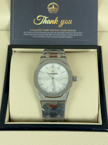 Audemars Piguet Royal Oak Medium Silver Dial Stainless Steel Integrated Bracelet