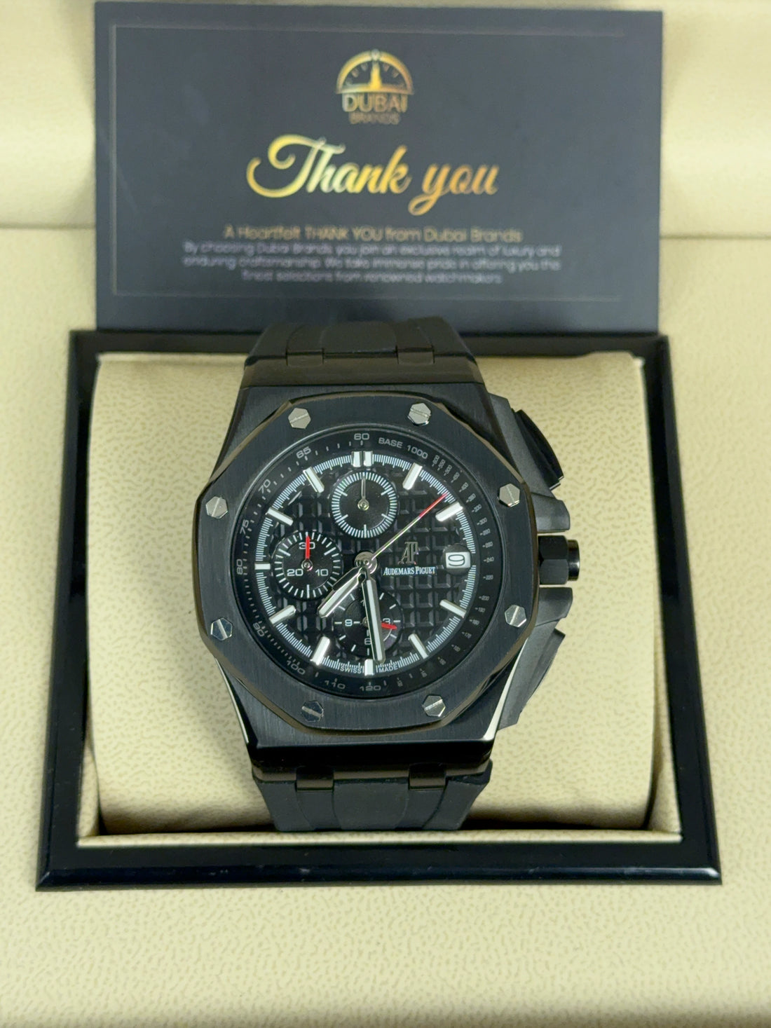 Audemars Piguet Royal Oak Offshore Chronograph 44mm Black Dial Rubber Strap