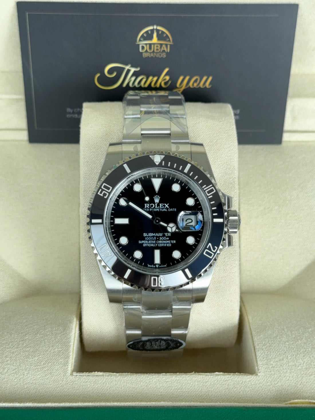 SC Rolex Submariner Date 41 Stainless Steel Black Dial Black Bezel Oyster