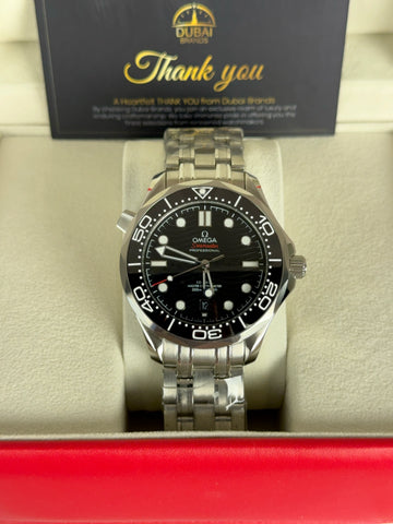 Omega Seamaster Diver 300M 42mm Black Dial Stainless Steel Bracelet
