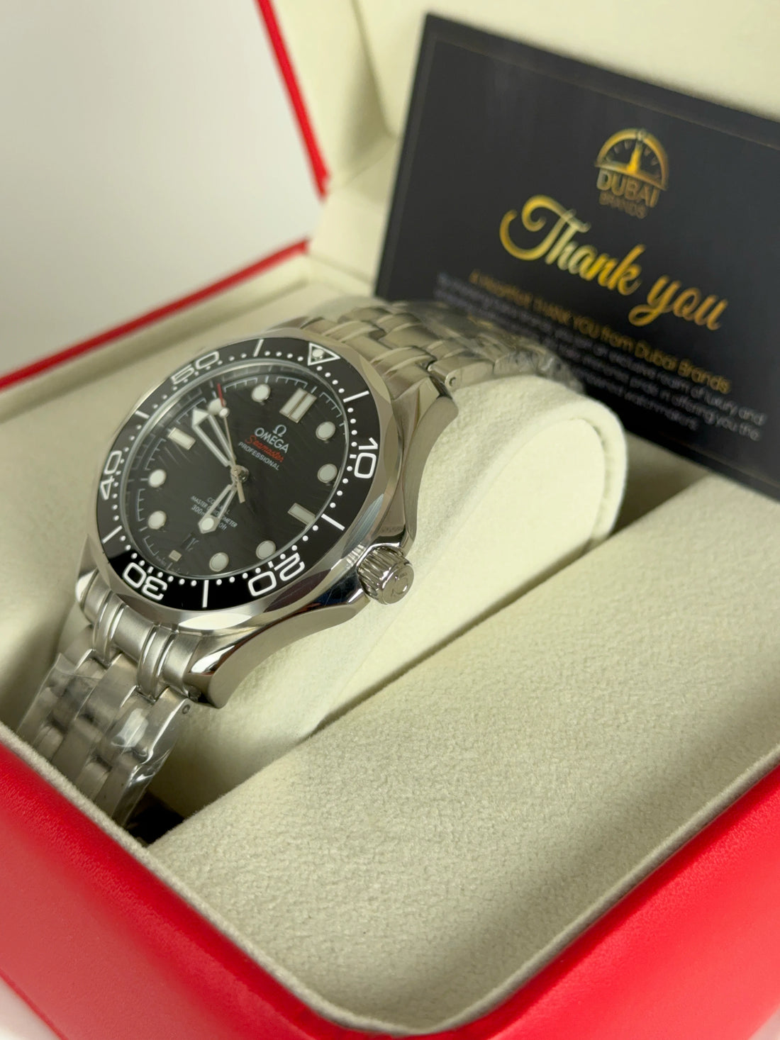 Omega Seamaster Diver 300M 42mm Black Dial Stainless Steel Bracelet