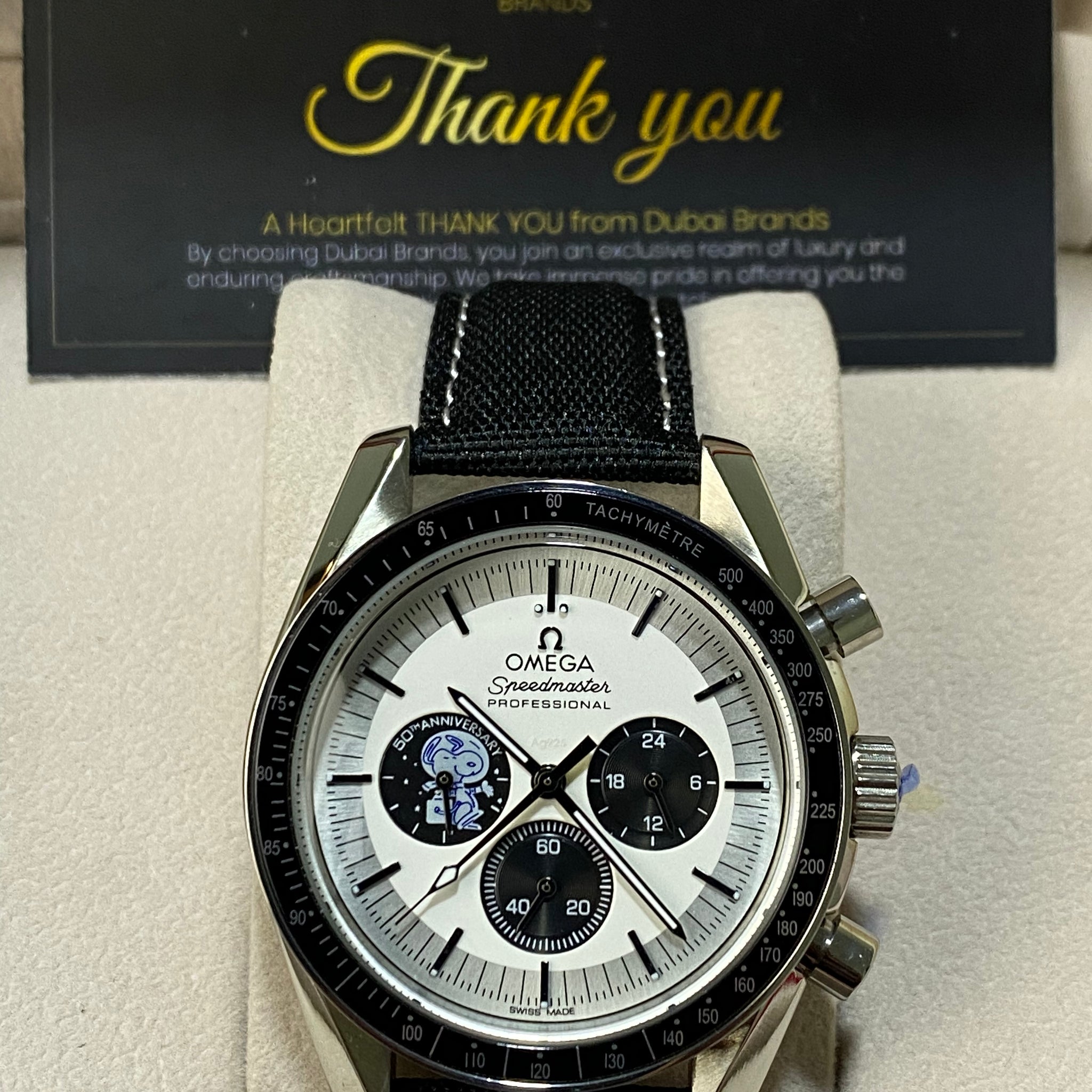Omega Speedmaster Professional “Snoopy 50th Anniversary