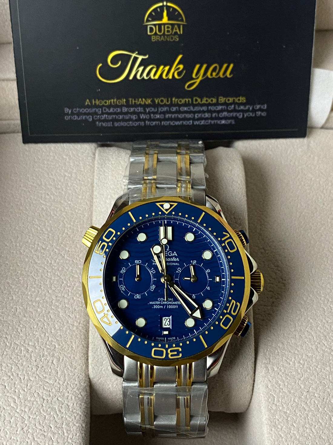 Omega Seamaster Diver 300M 44 mm, steel ‑ yellow gold on steel ‑ yellow gold
