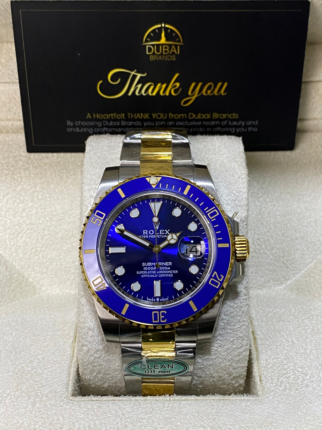 Super Clone Submariner 41 Blue Dial Two Tone&nbsp;