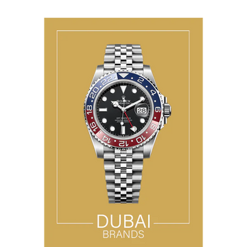 SC Rolex GMT Master II 40 Stainless Steel Pepsi Black Dial Jubilee