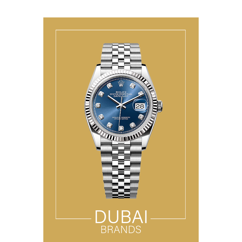 SUPER Clone DateJust Blue Dial with Diamonds Markers
