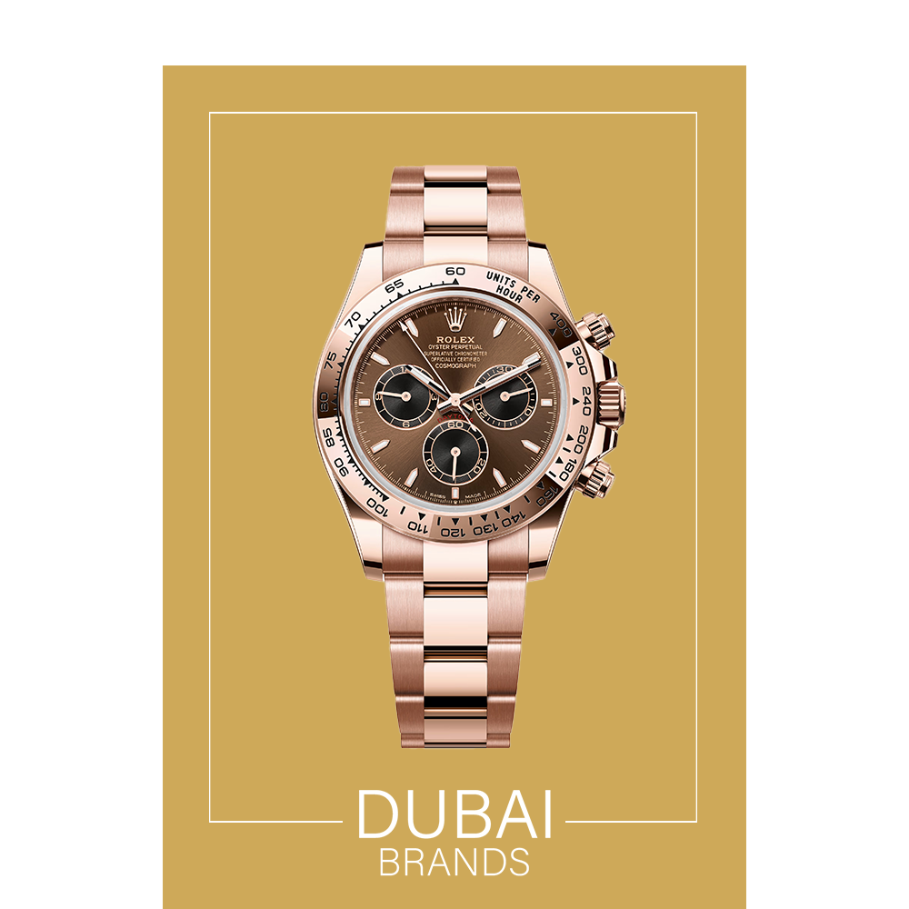 Super Clone Daytona Rose Gold Brown Dial