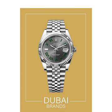 SC Rolex Datejust 41 Stainless Steel Wimbledon Dial Jubilee Fluted