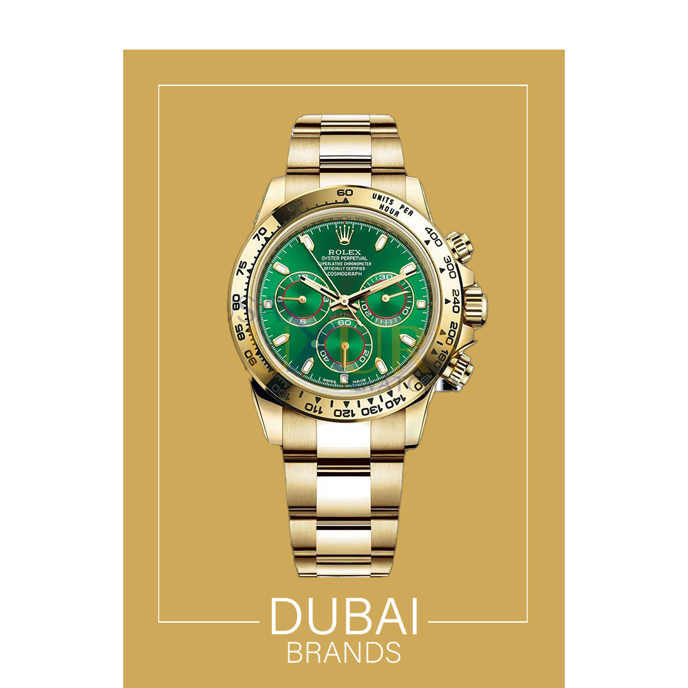 Super Clone Daytona Green Dial on Yellow Gold Case and Bracelet