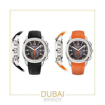 Patek Philippe Aquanaut 42mm Chronograph Black Dial Orange Accents