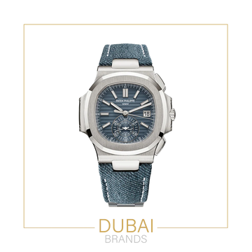 Patek Philippe Nautilus Chronograph Travel Time 40.5mm Blue Dial Fabric Strap