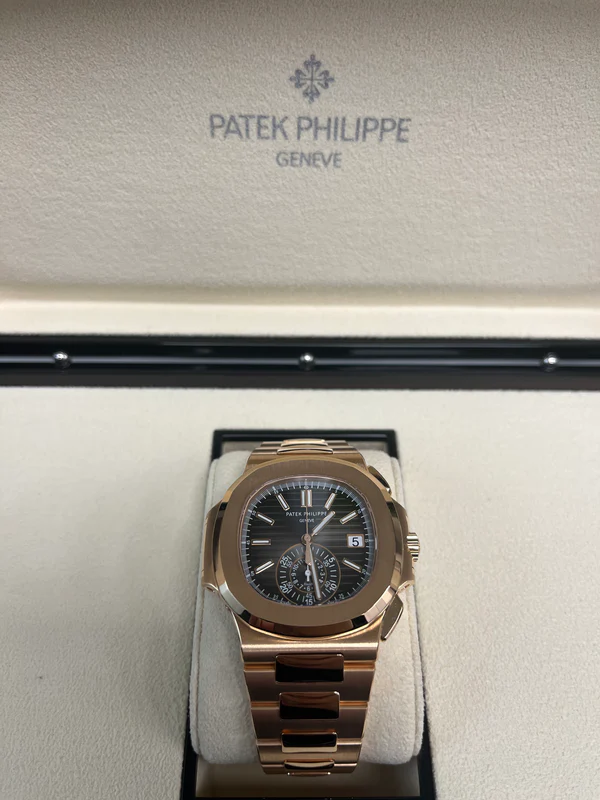 Patek Philippe Nautilus Rose Gold Black Gradient Dial&nbsp;