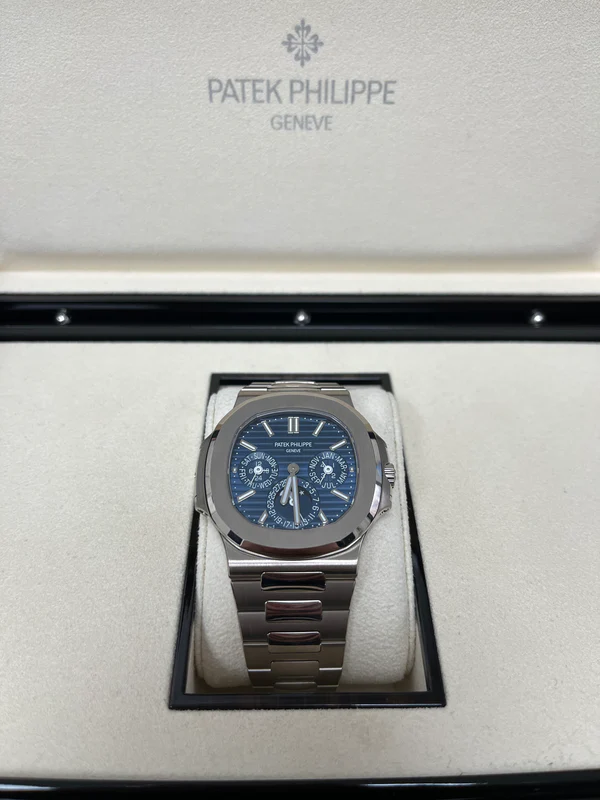 Patek Philippe Geneve Automatic Nautilus Blue Watch