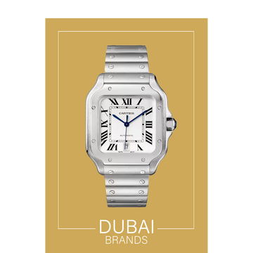 SUPER Clone Cartier Santos Large  Silver  Automatic 40mm