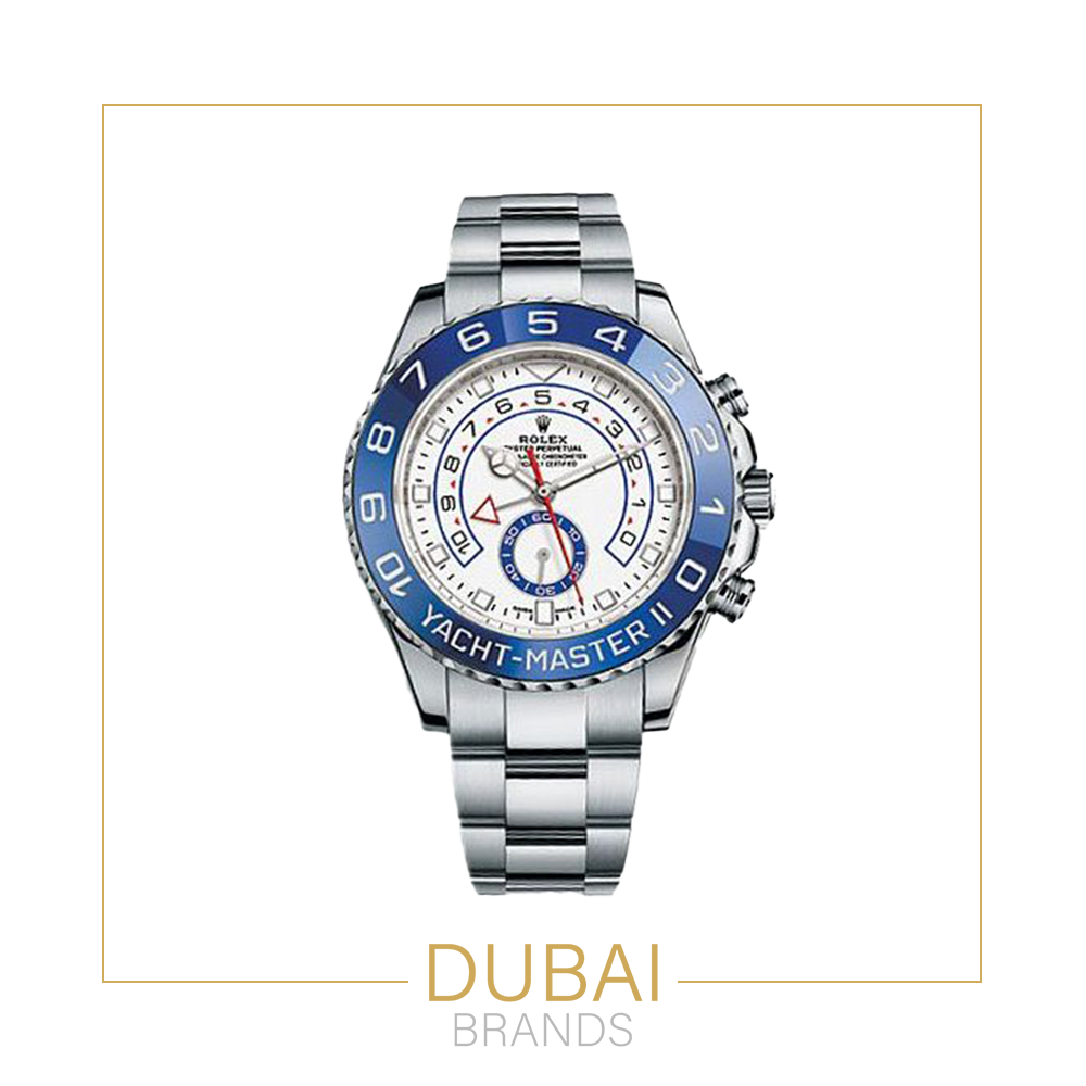 Rolex Yacht-Master II – Silver – White Dial – Automatic – 44mm