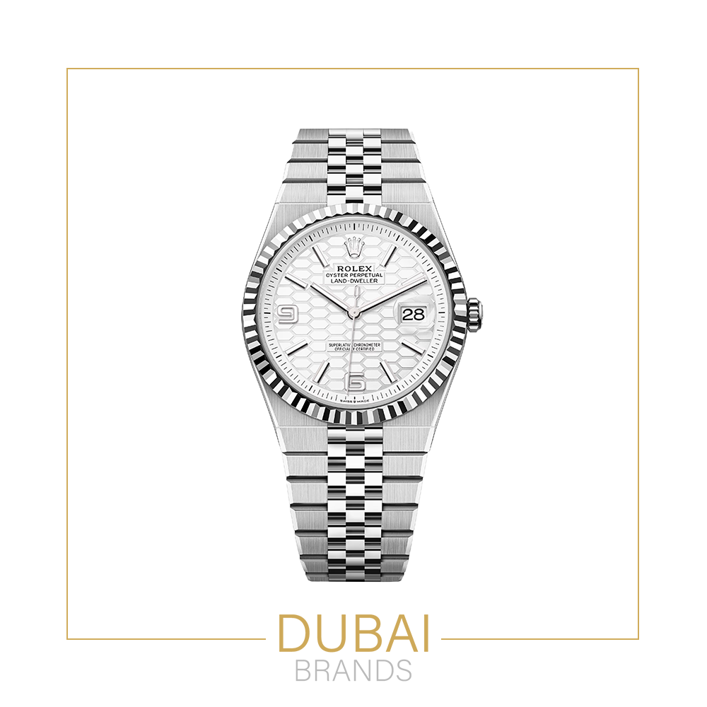Rolex Land-Dweller  White Honeycomb Dial